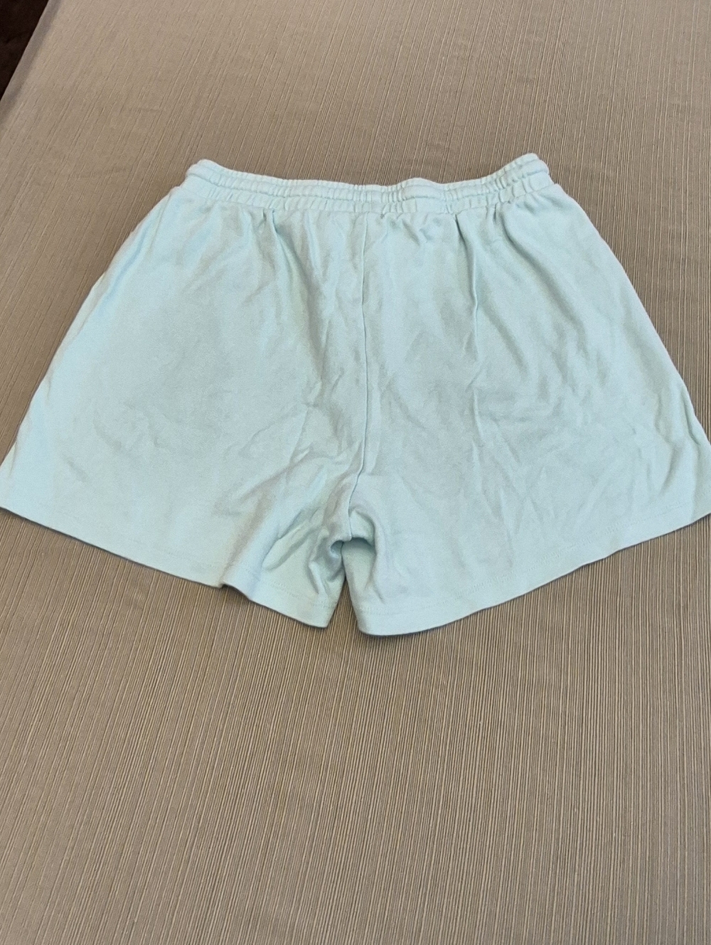 Zenana Mint Women's Drawstring Lounge Shorts Sz Large 3.5" Inseam - Picture 2 of 2